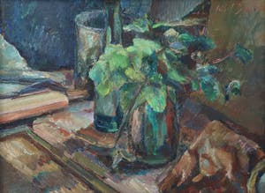 Josef Santen - Stilleven met plantenstekje kopen? Bied vanaf 95!