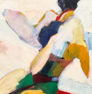 Jan Peter van Opheusden - Aan het strand (Uniek werk) kopen? Bied vanaf 1500!