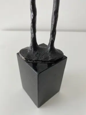 Corry Ammerlaan - Bronzen beeld "Bedankt"; hoogte 31 cm! kopen? Bied vanaf 75!