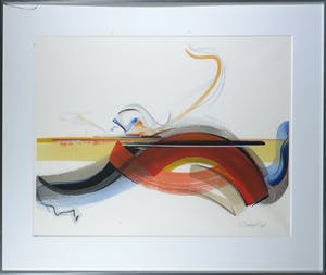 Peter van Drumpt - Aquarel, zonder titel - Ingelijst kopen? Bied vanaf 40!