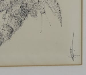 Melle Oldeboerrigter - Litho, Zonder titel - Ingelijst kopen? Bied vanaf 60!