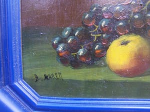 Niet of onleesbaar gesigneerd - Stilleven met klaprozen en fruit. kopen? Bied vanaf 10!