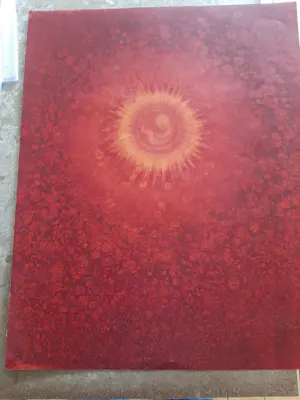 Jan Uriot - Zeefdruk. ZT kopen? Bied vanaf 40!