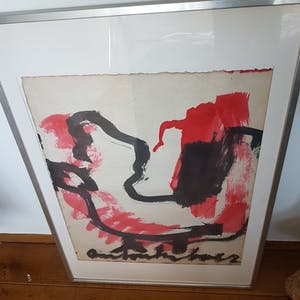 Anton Heyboer - Kip met lijst kopen? Bied vanaf 185!