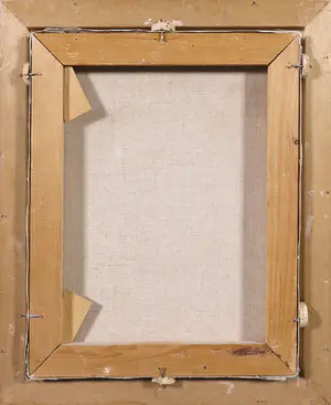 Annemarie van Wolde-Mulder - Olieverf op doek, Jongevrouw zittend in een tuin kopen? Bied vanaf 20!