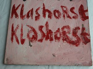 Peter Klashorst - Acrylverf op doek , 3 Handtekeningen – ca 1998 kopen? Bied vanaf 40!