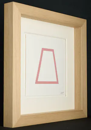 Sol LeWitt - Seltene Siebdruck „Five Geometric Figures in Five Colors“ - fachmännisch gerahmt kopen? Bied vanaf 980!