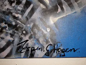 Buy Espen Hagen - abstract portret? Bid from 50!