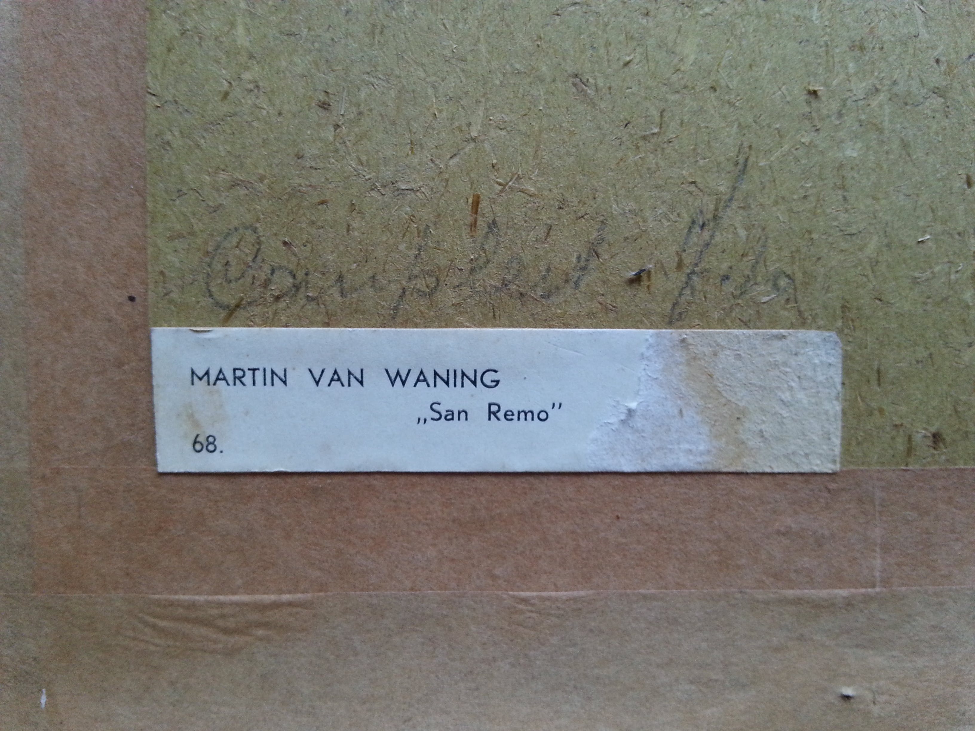 Martin van Waning - MARTIN VAN WANING (1887-1972) - Ets - San Remo - Gesigneerd kopen? Bied vanaf 1!
