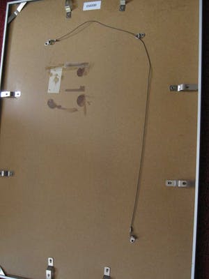 Niet of onleesbaar gesigneerd - Fraaie gesigneerde handgekleurde Ets "Zeilboot met personen" kopen? Bied vanaf 10!