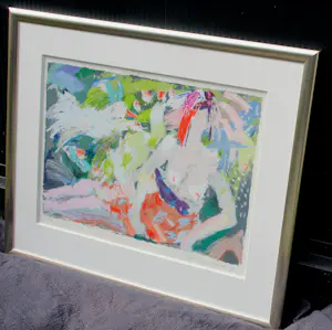 Annemarie de Groot - Ingelijste zeefdruk - 1989 (nette lijst!) kopen? Bied vanaf 99!