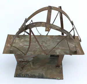 Herman den Brinker - Brug, object van gesoldeerd blik en draad kopen? Bied vanaf 1!