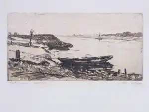 Willem Witjens - Katerveer Zwolle - Ets verkocht voor € 48!