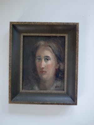 Louis Henno - Damesportret kopen? Bied vanaf 35!