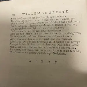 Antiquarisch Boek - Willem de Eerste of De Grondlegging der Nederlandsche Vrijheid kopen? Bied vanaf 200!