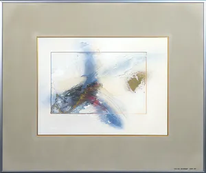 Josi Neuberger - Collage, Abstracte compositie - Ingelijst kopen? Bied vanaf 1!