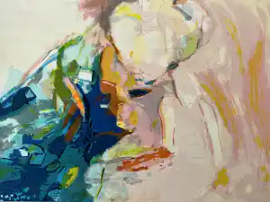 Marijke Boomsma - Zeefdruk “HORIZON “+ gesigneerd en genummerd boek “MARIJKE BOOMSMA” verkauft für € 50!