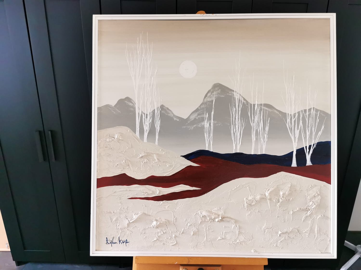 Stephen Kaye - Winterlandschap - Laatste kans v.a €1,- kopen? Bied vanaf 1!