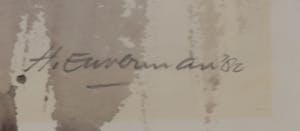 Hen Euverman - Aquarel, Bloemstilleven kopen? Bied vanaf 1!