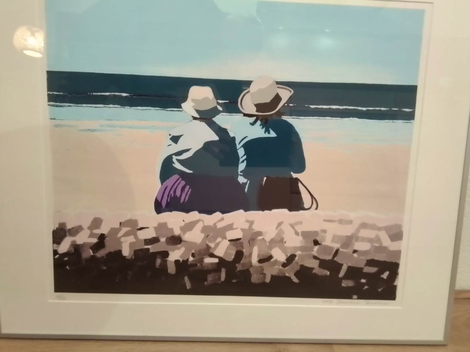 Pauline Bakker - Twee dames aan het strand verkocht voor € 220!