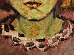 Niet of onleesbaar gesigneerd - Fraai in 1932 Fauvistisch geschilderd olieverf op doek "portret jong meisje" kopen? Bied vanaf 1!