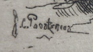 Jan Poortenaar - In de polder met stadsgezicht op de achtergrond. kopen? Bied vanaf 15!