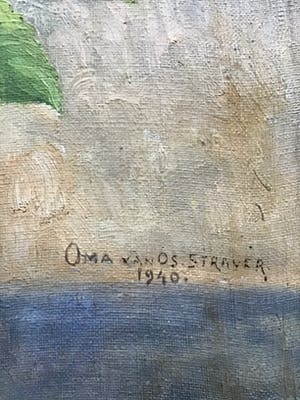 Lien Straver - Olieverf rozen in vaas, gesigneerd kopen? Bied vanaf 25!
