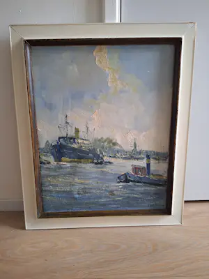 Jan Kelderman - Havengezicht Amsterdam kopen? Bied vanaf 30!