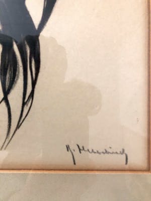 Roger Hebbelinck - Portret van een meisje - Lithografie kopen? Bied vanaf 40!