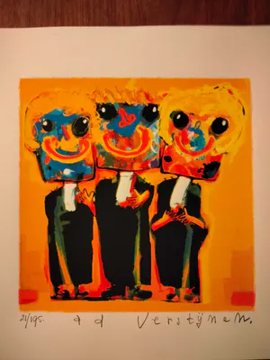 Ad Verstijnen - 5 zeefdrukken kopen? Bied vanaf 115!