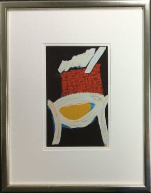 Arty Grimm - z.t. | kleuren zeefdruk - mooi ingelijst kopen? Bied vanaf 49!