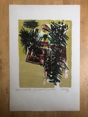 Corneille - Vol d'oiseux au printemps - 1960 kopen? Bied vanaf 350!