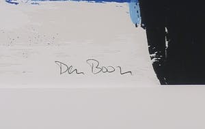 Theo den Boon - Zeefdruk, Out of the Blue - Ingelijst kopen? Bied vanaf 20!