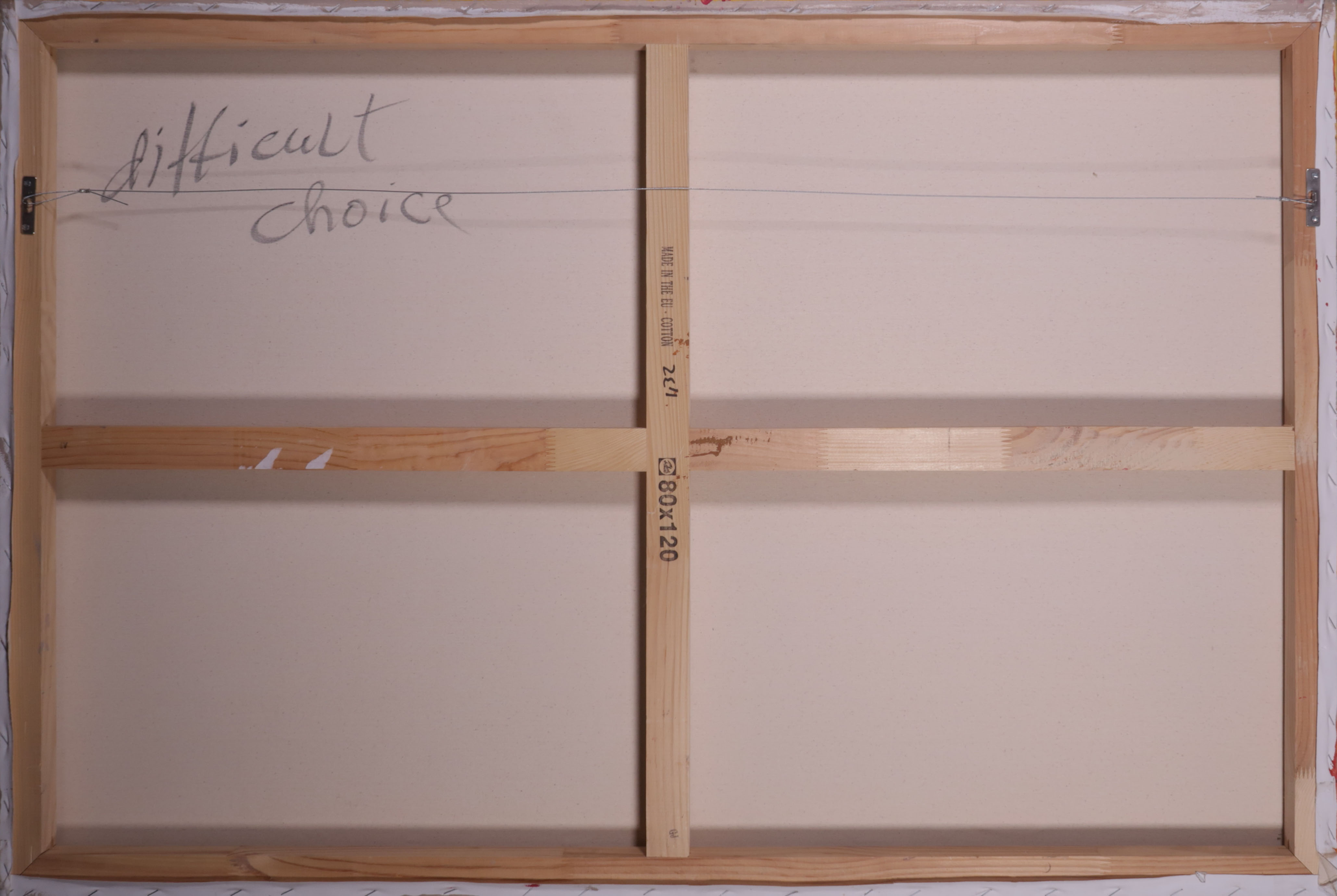 Theo Broeren - Acryl op doek, Difficult Choice (Groot) kopen? Bied vanaf 150!