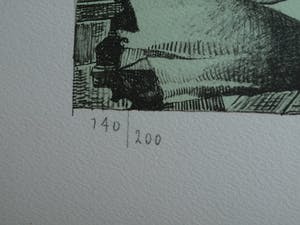 Nicolaas Wijnberg - Litho , Borsten – bijlage tijdschrift Petit No 4 - 1980 kopen? Bied vanaf 30!