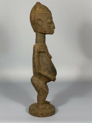 Dogon - 180702 - Tribal used Old African Dogon statue - Mali. kopen? Bied vanaf 150!