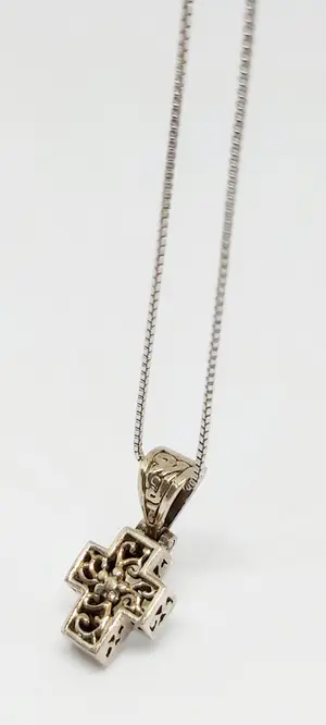 Prachtige Italiaanse Zilveren (925) Collier met hanger ingelegd met parelmoer. kopen? Bied vanaf 40!