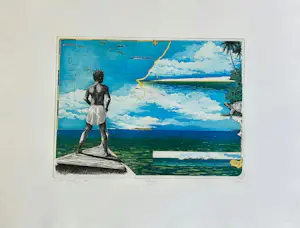 Rolf Weijburg - Kleurenets - “Changuu” - Ingelijst kopen? Bied vanaf 100!