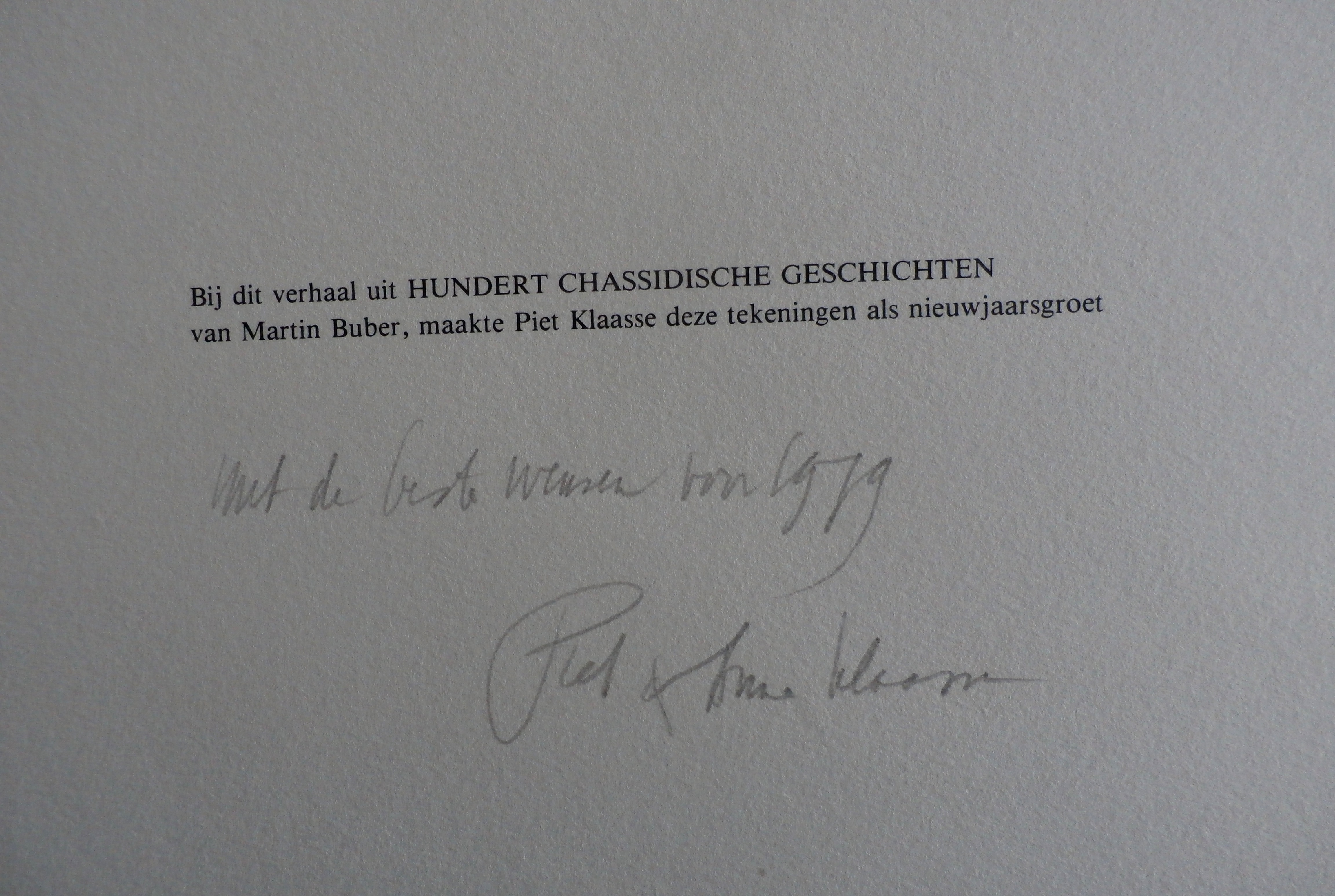 Piet Klaasse - nieuwjaarskaart met litho: Das Vogelnest - 1978 kopen? Bied vanaf 40!