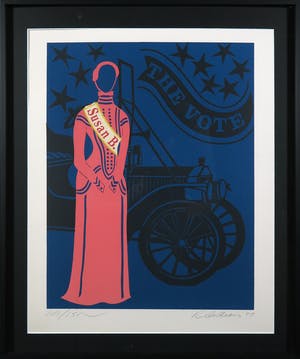 Robert Indiana - Litho, Susan B. Mother of us All - Ingelijst kopen? Bied vanaf 1!
