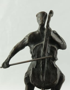 Hans Kuyper - Brons, De cellist kopen? Bied vanaf 150!