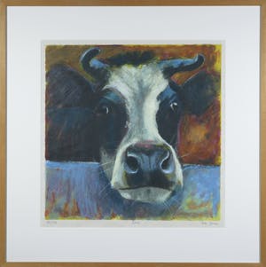 Theo Onnes - Zeefdruk, Anna - Ingelijst kopen? Bied vanaf 50!