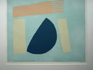 Wil Klaassen - Ingelijste zeefdruk , Abstracte voorstelling – Lijst, 78 x 87 cm kopen? Bied vanaf 1!