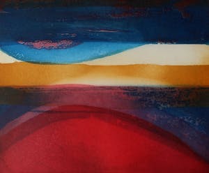 Willibrord Haas - Ets: Dunkles Land - 1989 kopen? Bied vanaf 45!