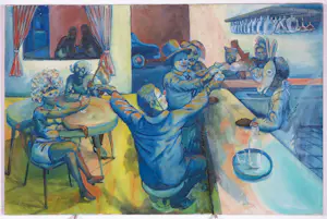 Ras Elijah - Acryl op doek, Election / de verkiezing kopen? Bied vanaf 100!