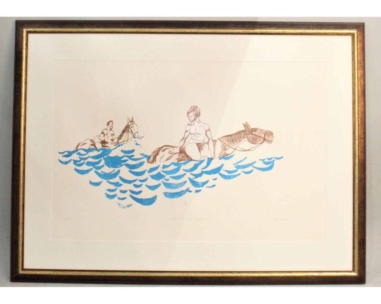 Agata Siwek - Zeefdruk. Titel."Greetings from Auschwitz". verkocht voor € 30!