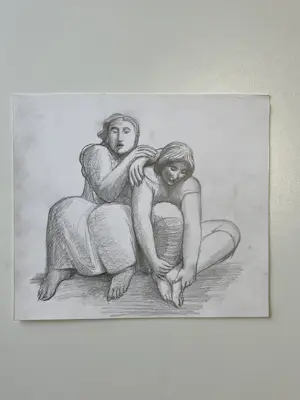 Jan Keustermans - Lot van 10 atelierschetsen kopen? Bied vanaf 95!