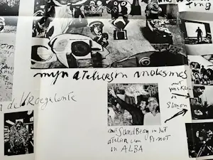 Karel Appel - GEPRINTE FOTOCOLLAGE MET TEKSTEN kopen? Bied vanaf 50!