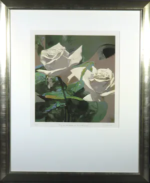 Robert Heindel - Zeefdruk, Eros Rose III - Ingelijst kopen? Bied vanaf 1!