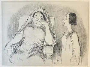 Honore Daumier - Honore Daumier - 19 Lithografische drukken uit de periode 1920 -1925 kopen? Bied vanaf 30!